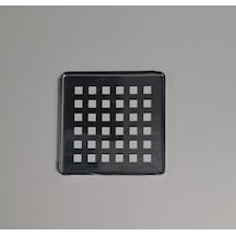 Krom Yer Sifonu Süzgeci / Krom Yer Sifonu Kapağı Kare 9,5 Cmx9,5 Cm
