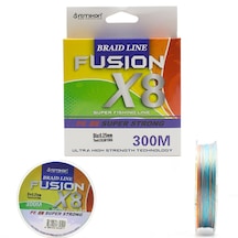 Remixon Fusion 300M 8x Multi Color İp Misina - 0,13mm