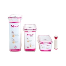 Moonstar Uzun Vaku Mlu Saklama Kabı Seti St192- 3 Parça Pompa N1125502