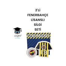 2'li Taraftar Lisanslı Silgi Seti Fenerbhçe