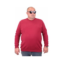 Moc Grande Mocgrande Büyük Beden Selanik Classic Sweat 23200 Bordo-Bordo