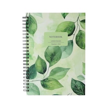 Deffter Magic Leaves A5 Spiralli Defter Çok Renkli