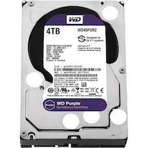 Wd Wd40purz Purple 3.5'' 4tb Sata 3.0 64mb Cache 7/24 Güvenlik Harddisk