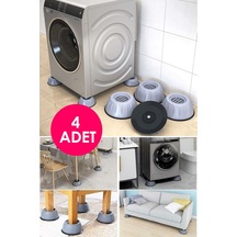 4 Lü Beyaz Eşya Altlığı Çamaşır / Bulaşık Makinası & Buzdolabı İçin Titreşim Önleyici Yükseltici G Diğer