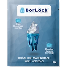 Borlock Sabun Temizliği Kokulu Koku Giderici 15 x 25 G