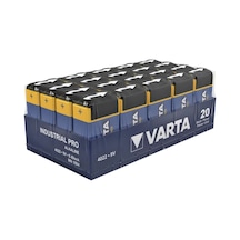 Varta 4022 Industrial Pro 9V Pil 20'li