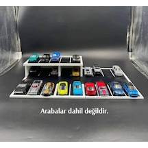1:64 Ölçekli Arabalar İçin Katlı Otopark Garaj