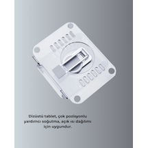 Flzdgnkr Katlanabilir Tablet Standı Ayarlanabilir Kaymaz Şeffaf Tasarım Flzdgnkr Katlanabilir Tablet Standı Ayarlanabilir Kaymaz Şeffaf Tasarım