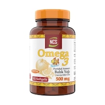 Portakal Aromalı Omega 3 Balık Yağı 500 Mg 102 Softgel