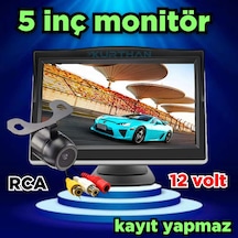 5'' Ekran + 1 Tane Kelebek Kamera Seti 12 Volt Kayıt Yapmaz