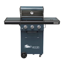 Aygaz X350 Klasik Lpg'li Barbekü - Pratik Kullanım, Geniş Izgara Alanı, Gri Mavi Gri
