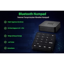 Numpad Bluetooth 5.0 Kablosuz Numerik Tuş Takımı