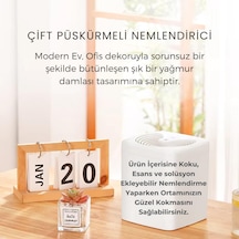 Coofbe Büyük Kapasiteli Çift Nozzle 3 Litre Buhar Makinası Hava Nemlendirici Humidifier Koku Eklenir