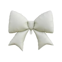 Krem Kurdele Fiyonk Folyo Balon 98x75 Cm Krem