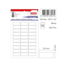 Tanex Ofc-107 Beyaz Ofis Etiketi