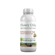 Flowy Oils At Kestanesi Yağı %100 Doğal Bitkisel Sabit Yağ 1 L