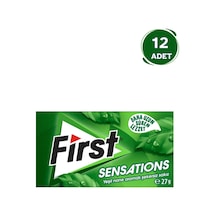 First Sensations Yeşil Nane Aromalı Sakız 12 x 27 G