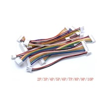 2,54mm Jst Xh 6 Pin Çift Taraflı Kablolu Konnektör 20cm 10 Adet