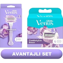 Gillette Venus Comfortglide Breeze Tıraş Makinesi + 6 Yedek Tıraş Bıçağı Gillette Venus Comfortglide Breeze Tıraş Makinesi + 6 Yedek Tıraş Bıçağı