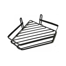 Lider Tek Raf Şampuanlık Paslanmaz Çelik Siyah