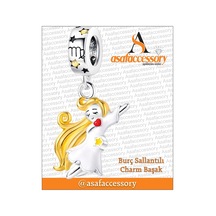 Başak Burcu Figür Charm Asafaccessory Gümüş
