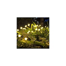 Mobgift 8 Led'li Güneş Enerjili Bahçe Çiti Aydınlatma Lamba Sarı