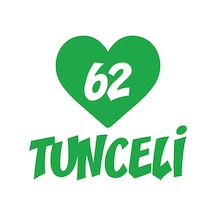 Kalpli 62 Tunceli Araba Sticker 17x17 Cm Yeşil