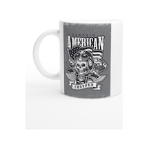 Kafataslı Chopper Ruhlu Amerikan Kupa Bardak Renkli