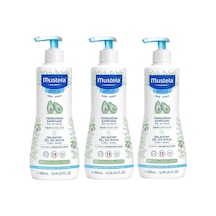 Mustela Gentle Cleansing Gel Yenidoğan Şampuan 500 ml 3 Kutu