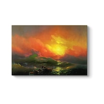 Ayvazovski - Dokuzuncu Dalga Tablosu 45 X 30 -
