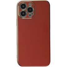 Muratech Newface Apple Uyumlu iPhone 14 Pro Kılıf Volet Silikon - Kırmızı