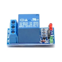 1 Kanal 12V Röle Kartı (Led'Li) ,Tekli 12V Röle Modülü