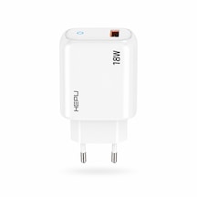 Hepu Hp-618 18w 3a Hızlı Şarj Adaptörü İos Uyumlu Lightning Kablo Dahil Qualcomm Quick Charge Destekli 18 W