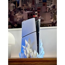 Ps5 İçin Slım Crystal Stand Cd Versiyon İle Uyumlu Playstation 5 İle Uyumlu 5 Dikey Stand Ps5 Standart