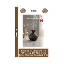 Premium H15 Flower Koyu Kahverengi 300 Ml Sürpriz Buhar Makinesi Masaüstü Ürün