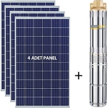 275 Watt 4 Adet Güneş Paneli Ve Dc Solar  Pompa