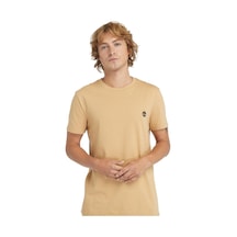 Timberland Dunstan River Crew Erkek Bej Yuvarlak Yaka Tişört Bej