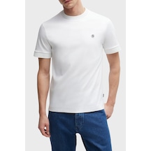 Boss Erkek T Shirt 50520298 100 Beyaz Beyaz