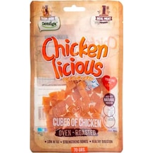 Dentalight Chicken Cube Tavuk Etli Köpek Ödül Küpleri 70 Gr