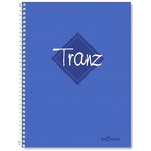 A5 Defter Çizgili 200 Syf Mavi Tranz