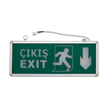 Cata Acil Çıkış Levhası Ledli-şarjlı Ct-9167 Yeşil