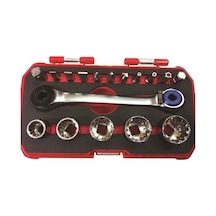 Cırcır Kollu. Yıldız Lokmalı. Bitz Seti 17 Parçalı Af-009091