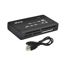 Mini Bellek Kart Okuyucu Hepsi Tek Kart Okuyucu Usb 2.0 480mbps Kart Okuyucu Tf Black