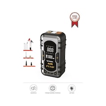 Torima APS-02 Taşınabilir Dijital Ekranlı Araç Akü Takviyeli Powerbank Işıklı Oto Hava Kompresörü