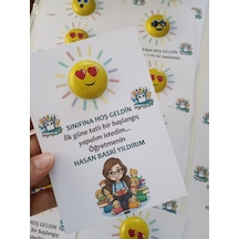 Farklı Market Okuluna Hoş Geldin Emoji Çikolata