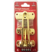 Beşel Sarı Renk Kapı Kilidi Kalın Emniyet Kelepçesi