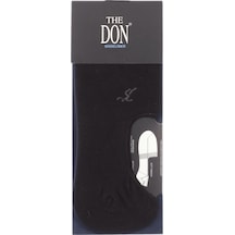 The Don Siyah Renk Pamuk Çetik Erkek Çorap Siyah