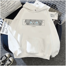 Jujutsu Kaisen Gojo Eyes Kapşonlu Sweatshirt 001