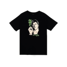 Stoned&Fame Tony Montana Baskılı Unisex %100 Siyah Pamuk T-shirt SIYAH