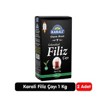Karali Geleneksel Filiz Siyah Çay 1 Kg 2 Paket